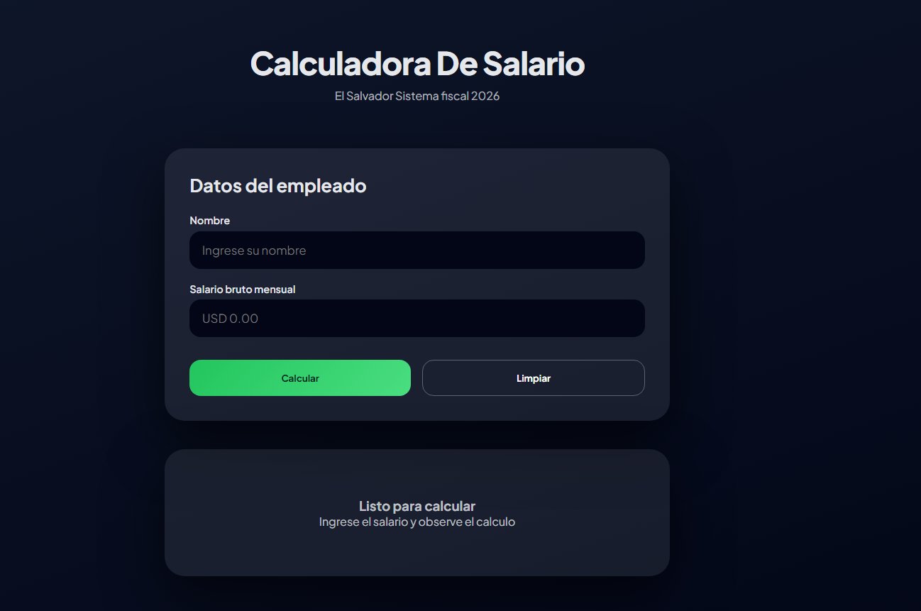 Calculadora de Salario